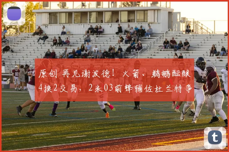 原创 再见谢泼德!火箭、鹈鹕酝酿4换2交易,2米03前锋辅佐杜兰特争冠